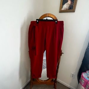 orange dressy- pants